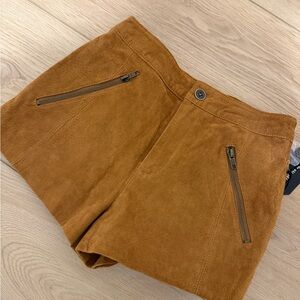 Forever 21 Tan Suede Shorts NWT